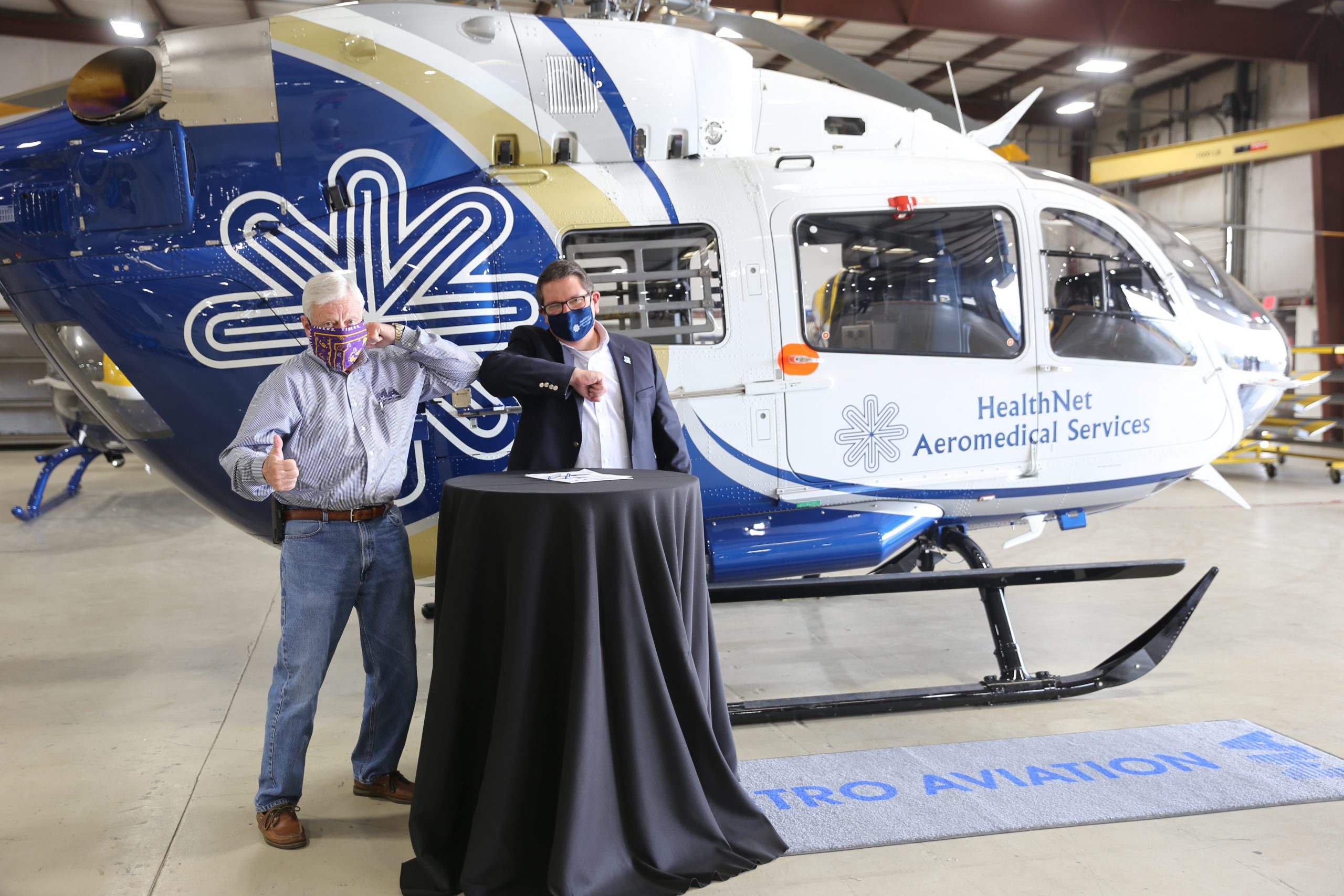 Metro Aviation delivers EC145e to HealthNet